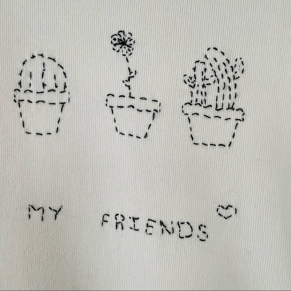 Hand-Stitched thrifted tee - Picture 3 of 5